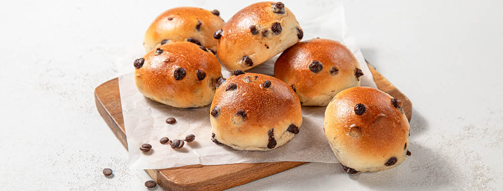 PAIN AU LAIT ROND AU CHOCOLAT /  ROUND MILK BREAD  CHOCOLATE